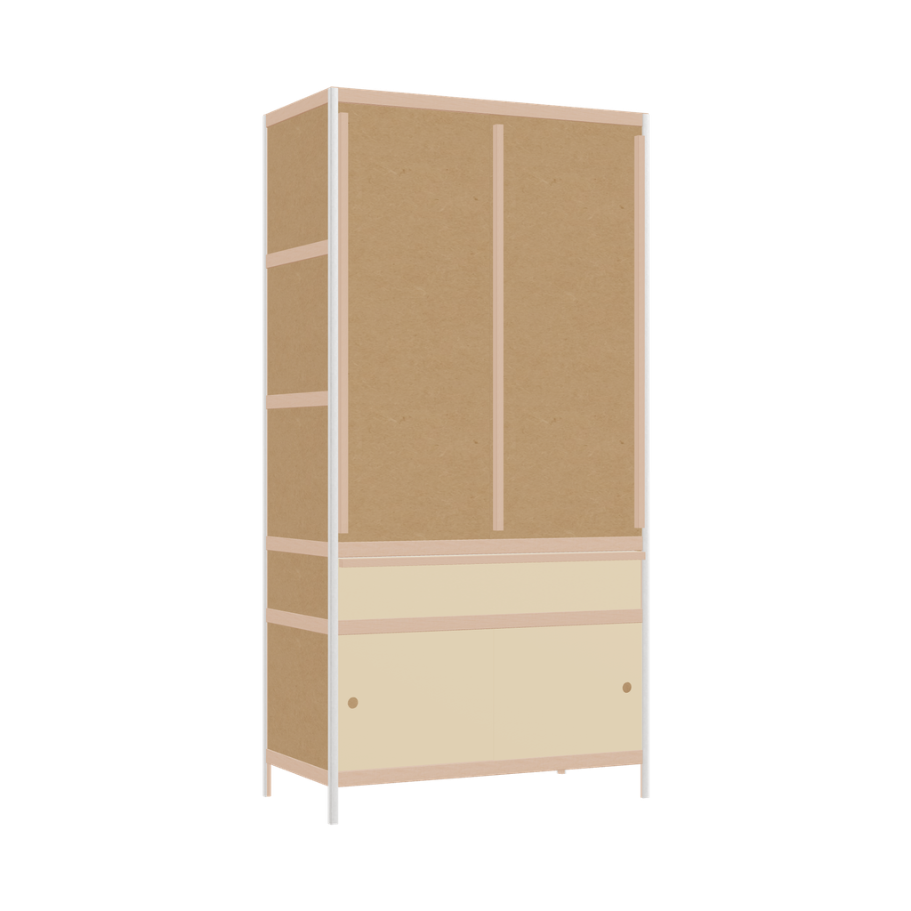 Wardrobe (199x100x52 cm)