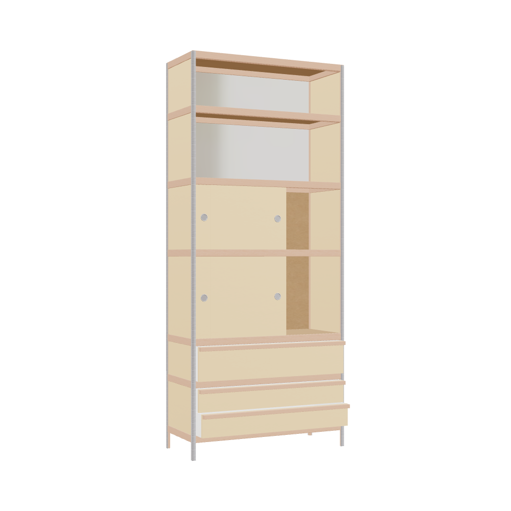 Cabinet (233x100x42 cm)