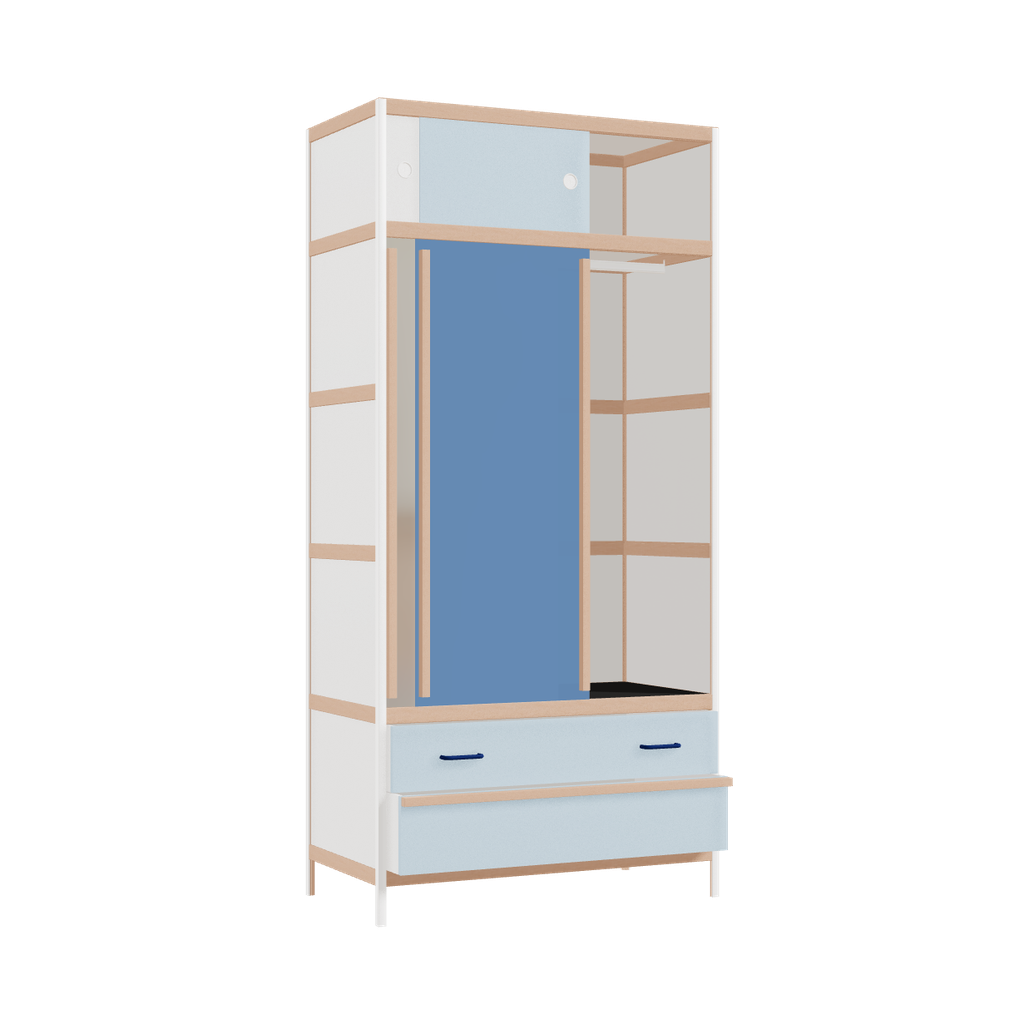 Wardrobe (209x100x52 cm)