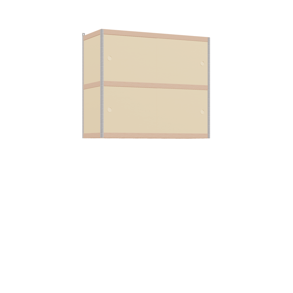 Zwevende kast (86x100x42 cm)