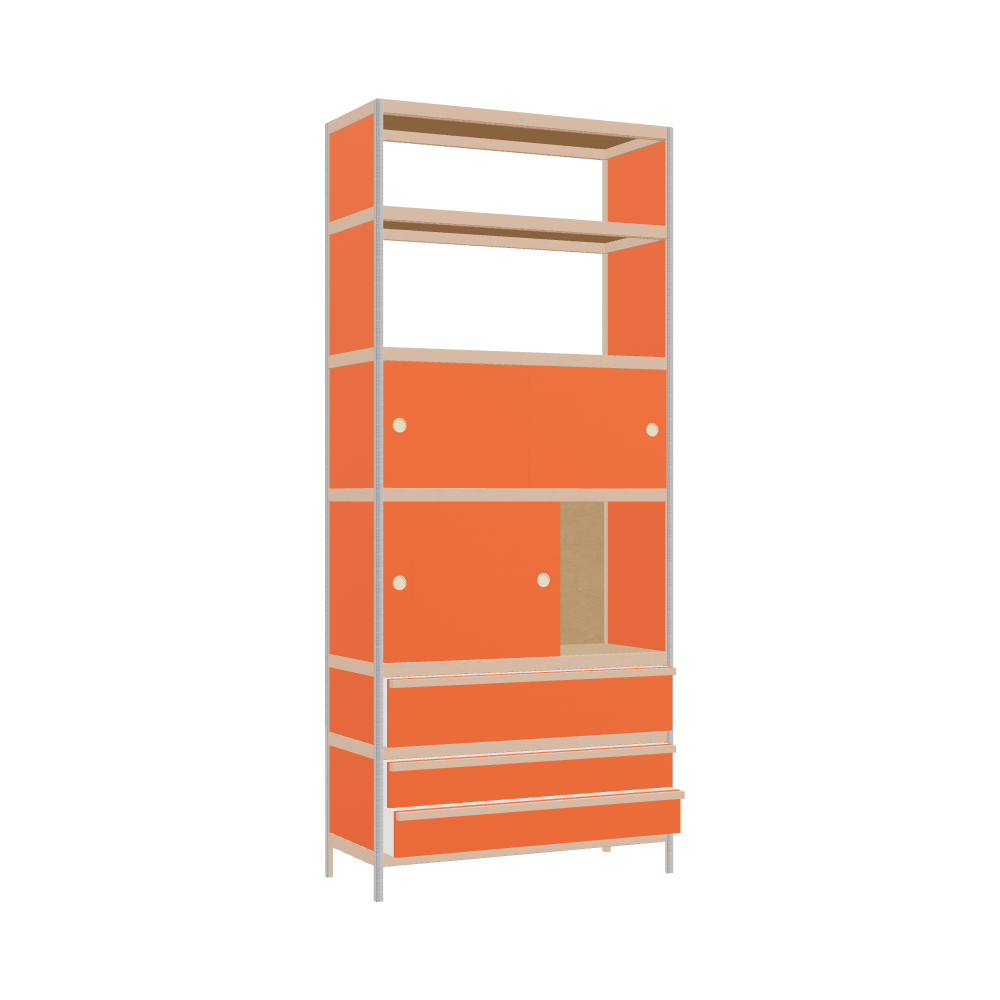 Kast (233x100x42 cm)