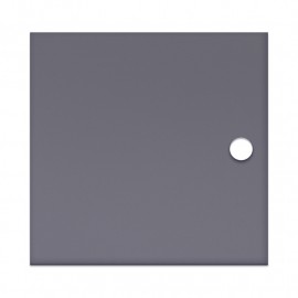 Deur in doorschijnend acryl Antraciet