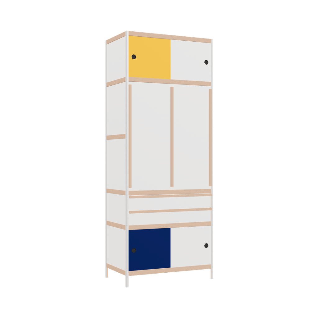 Kleerkast (229x90x52 cm)