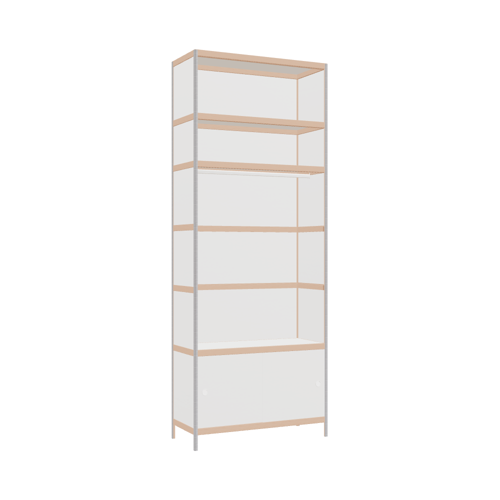 Kleerkast (260x100x42 cm)