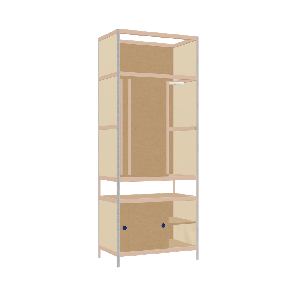 Penderie (229x90x52 cm)