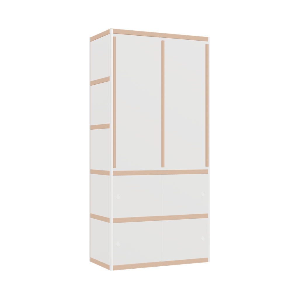 Penderie (209x100x52 cm)