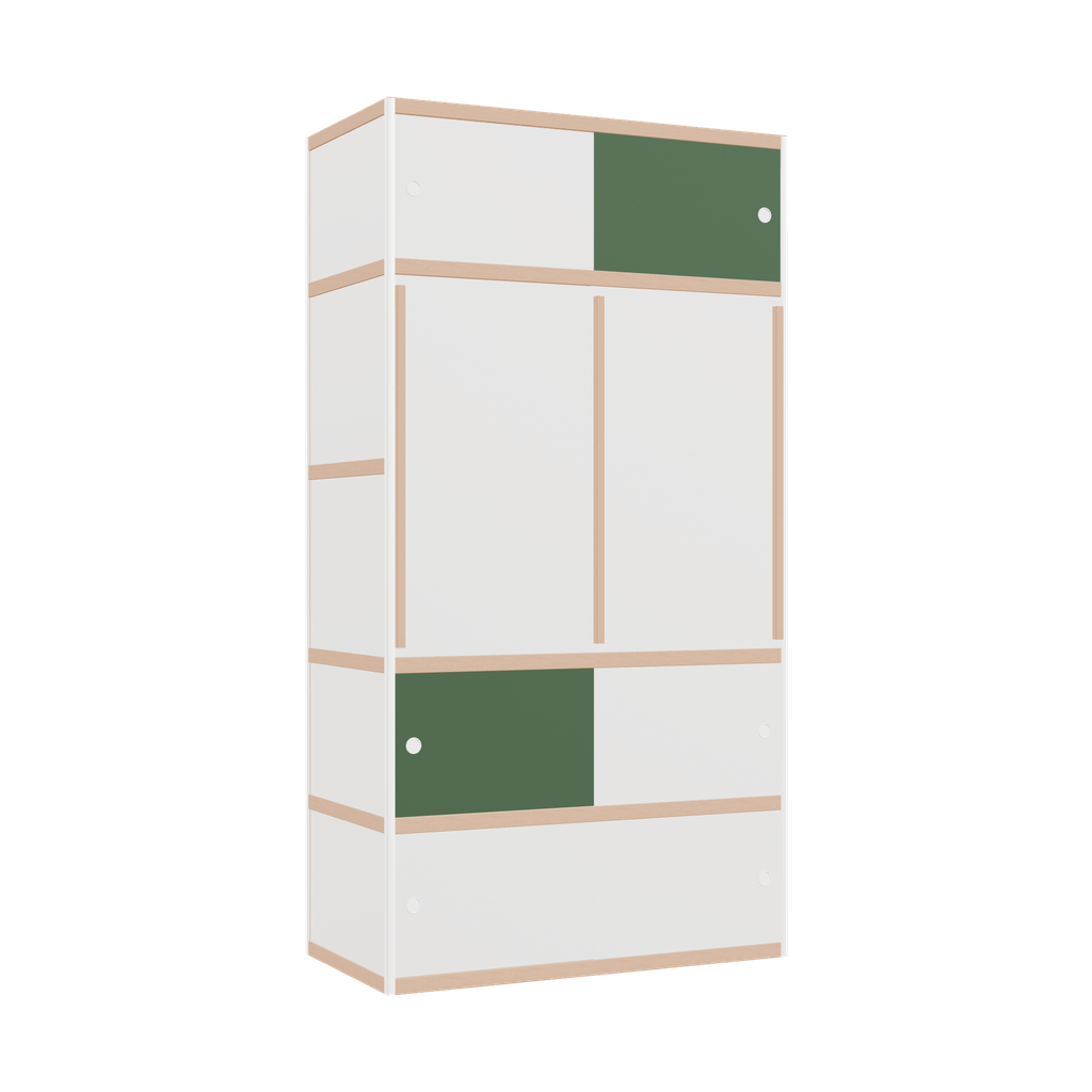 Kleerkast (229x120x62 cm)