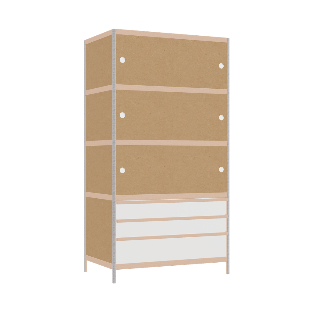 Kast (188x100x62 cm)