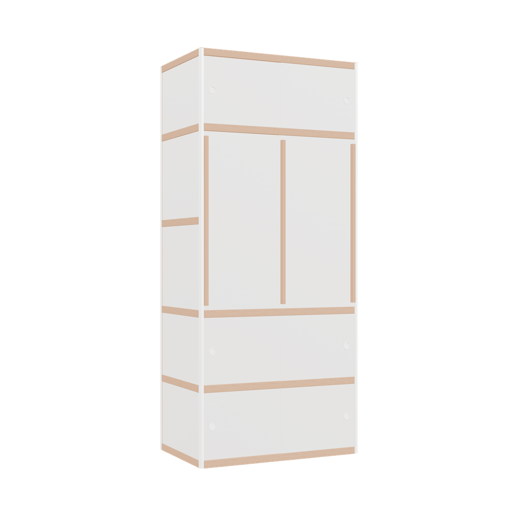 Kleerkast (229x100x62 cm)