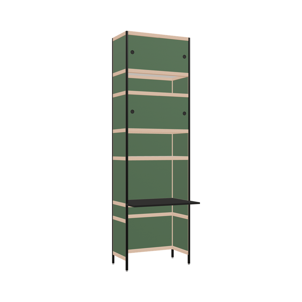 Cantilevered desk (261.5x80x63.6 cm)