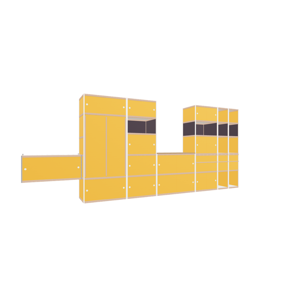 Meubels (239x584x62 cm)