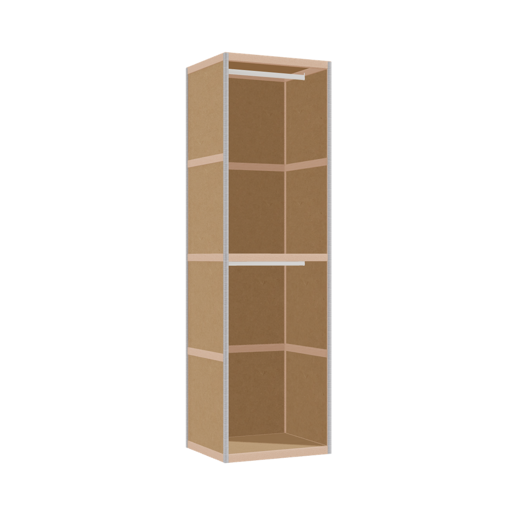 Kleerkast (208x62x52 cm)