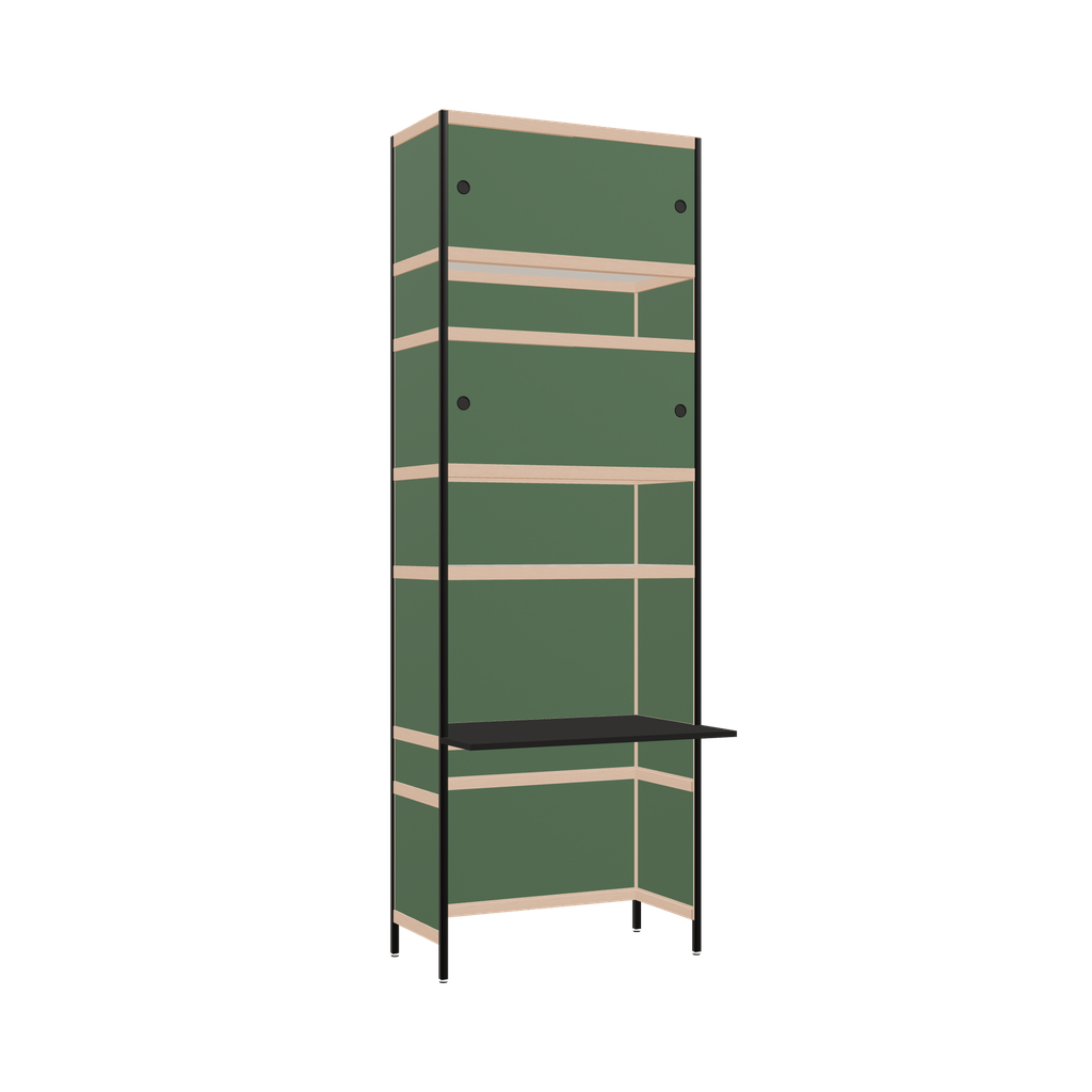 Overhangend bureau (261.5x90x63.6 cm)