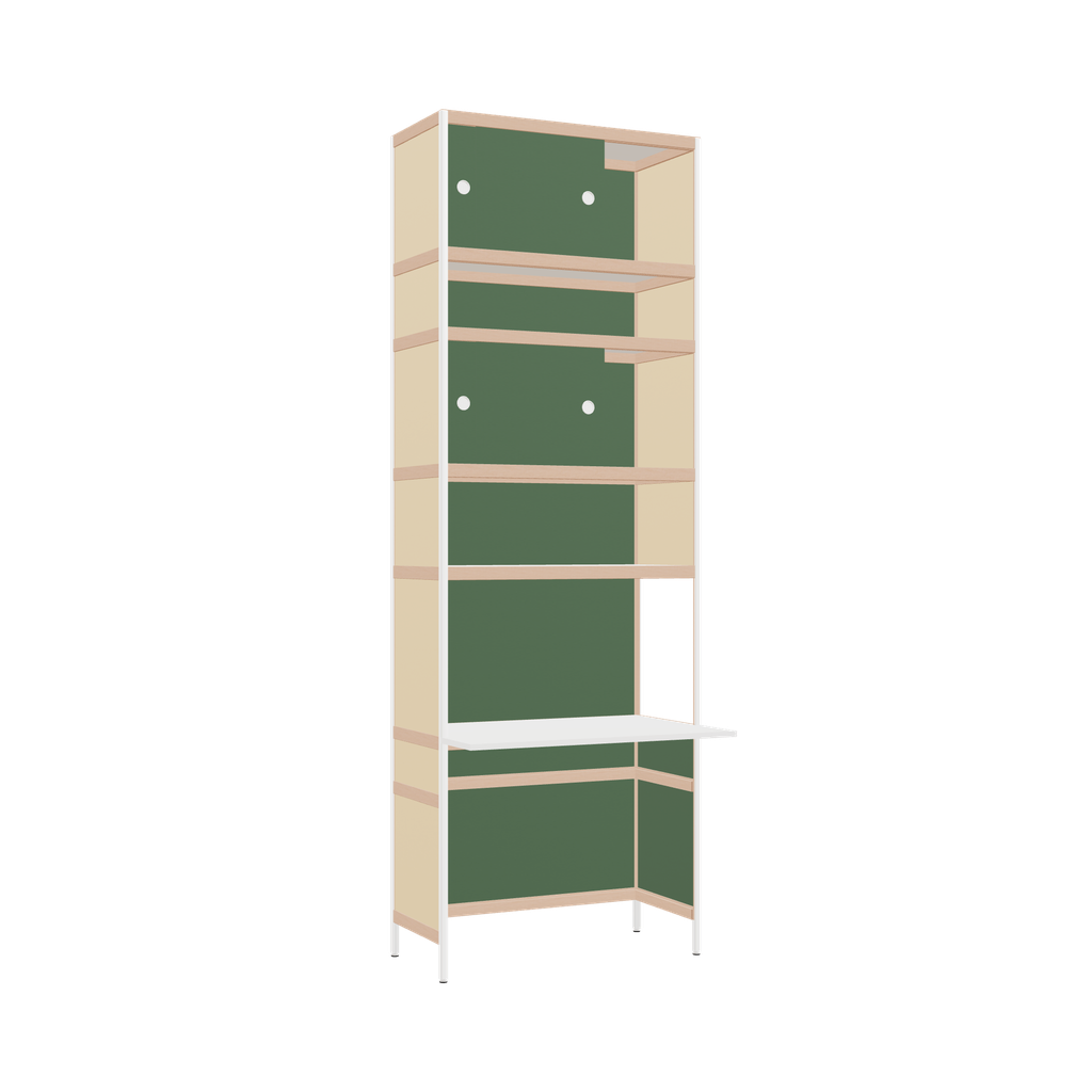 Cantilevered desk (261.5x90x63.6 cm)