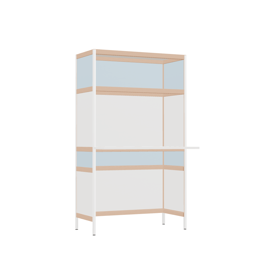 Overhangend bureau (155.5x90x63.6 cm)