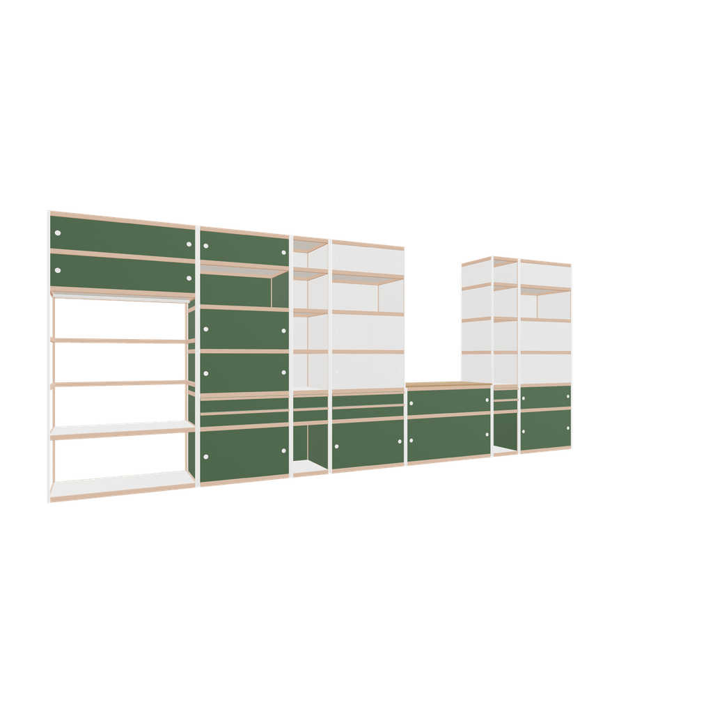 Meubels (240x594x62 cm)