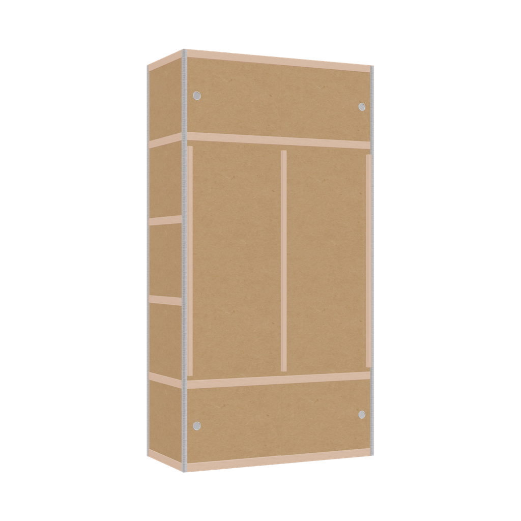 Kleerkast (209x110x52 cm)