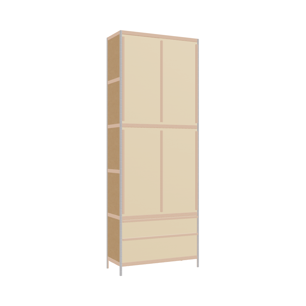 Wardrobe (269x100x42 cm)