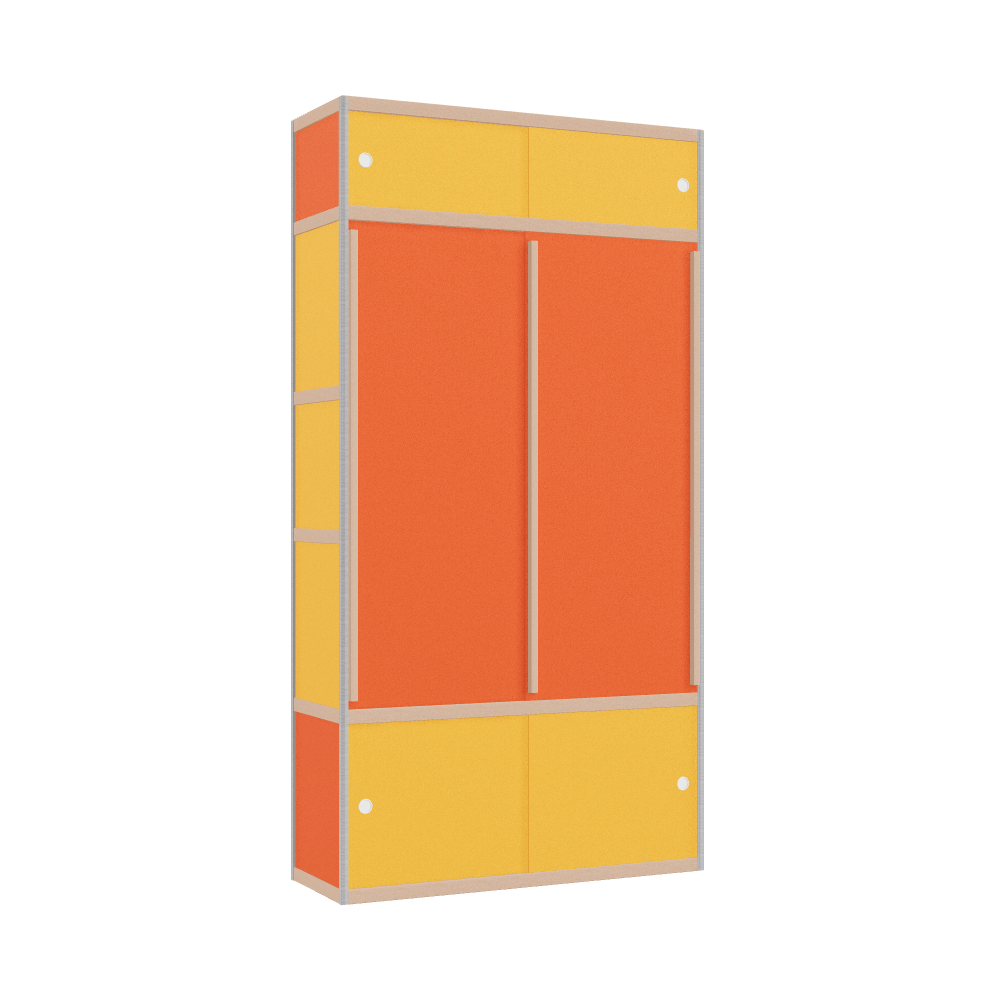 Kleerkast (229x120x42 cm)