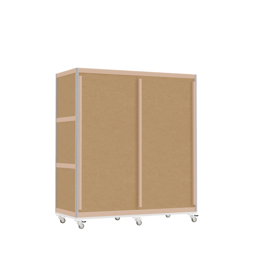 Kleerkast (136x120x52 cm)