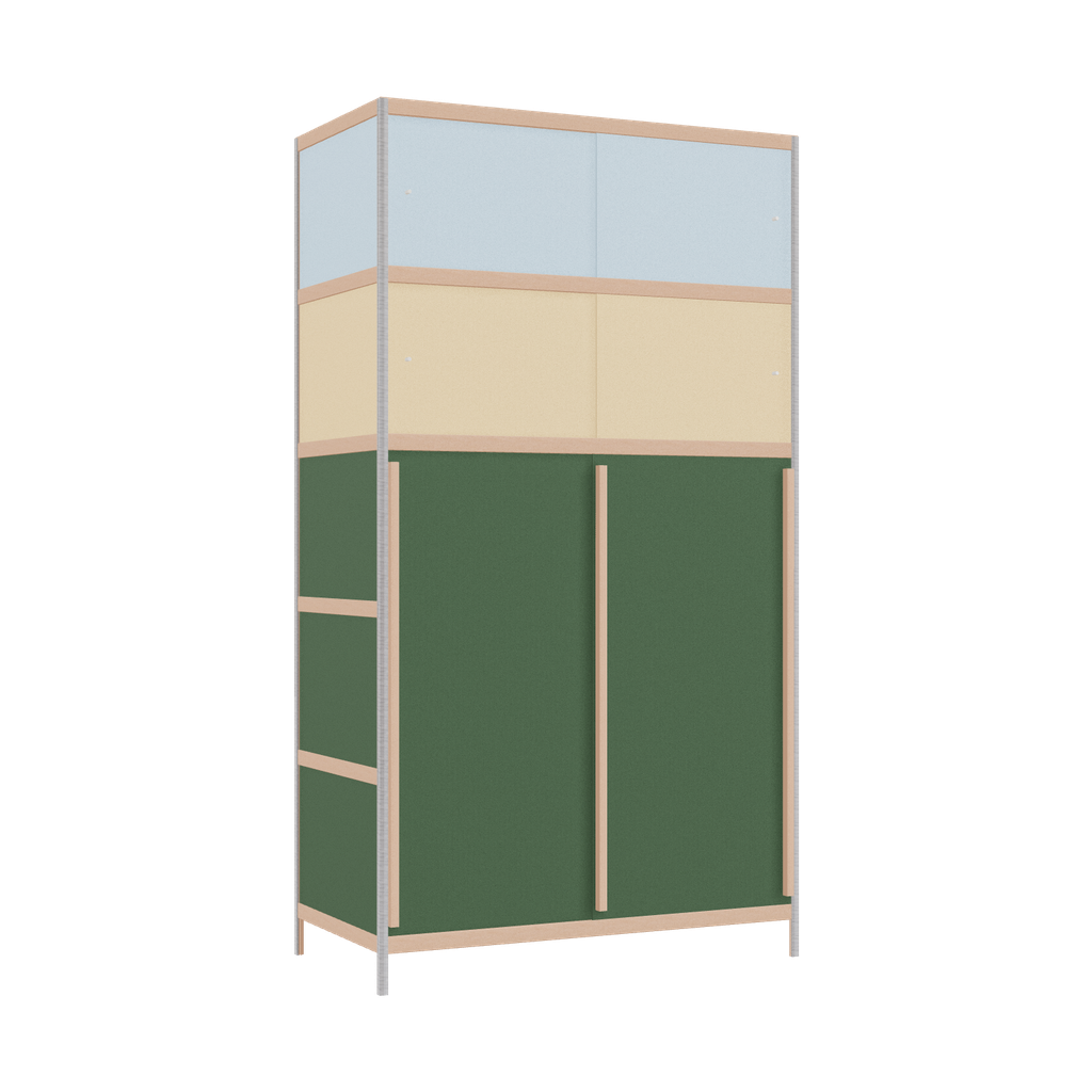 Kleerkast (219x120x62 cm)