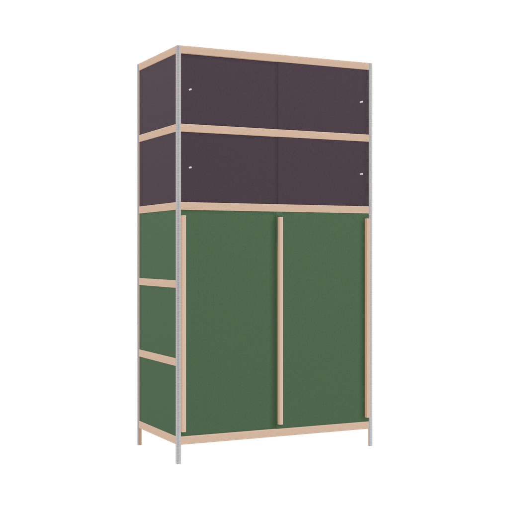 Kleerkast (219x120x62 cm)