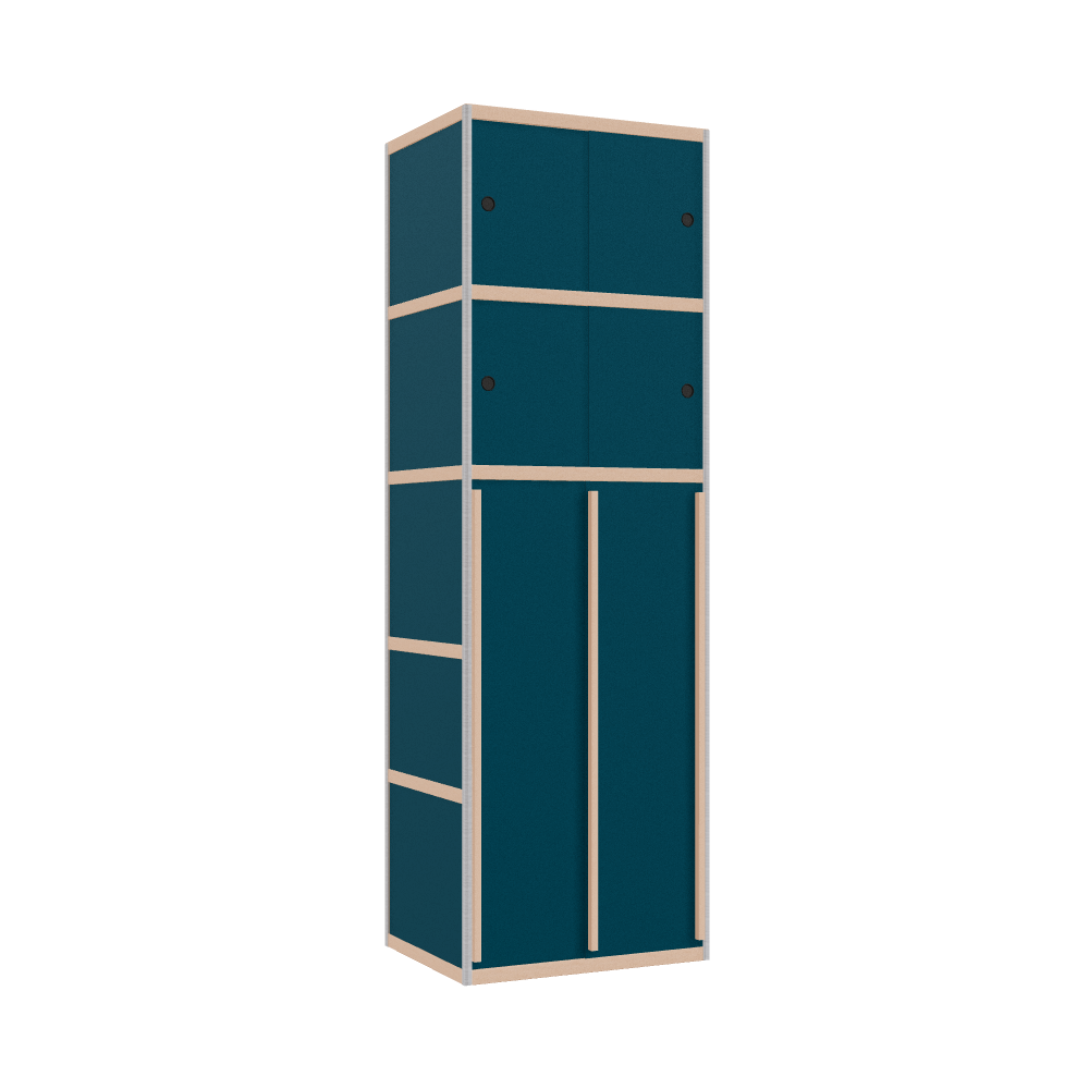 Wardrobe (249x80x62 cm)