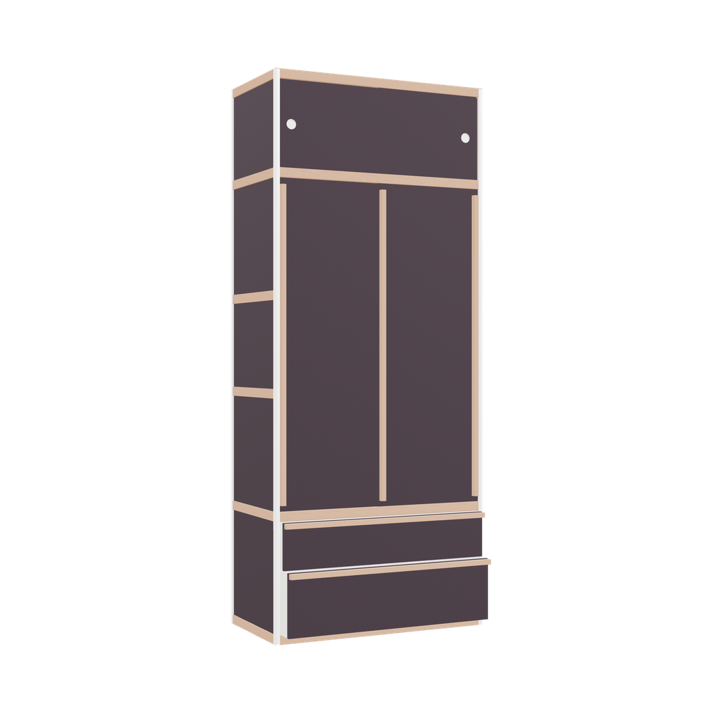 Penderie (239x100x52 cm)