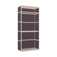 Kleerkast (239x110x52 cm)