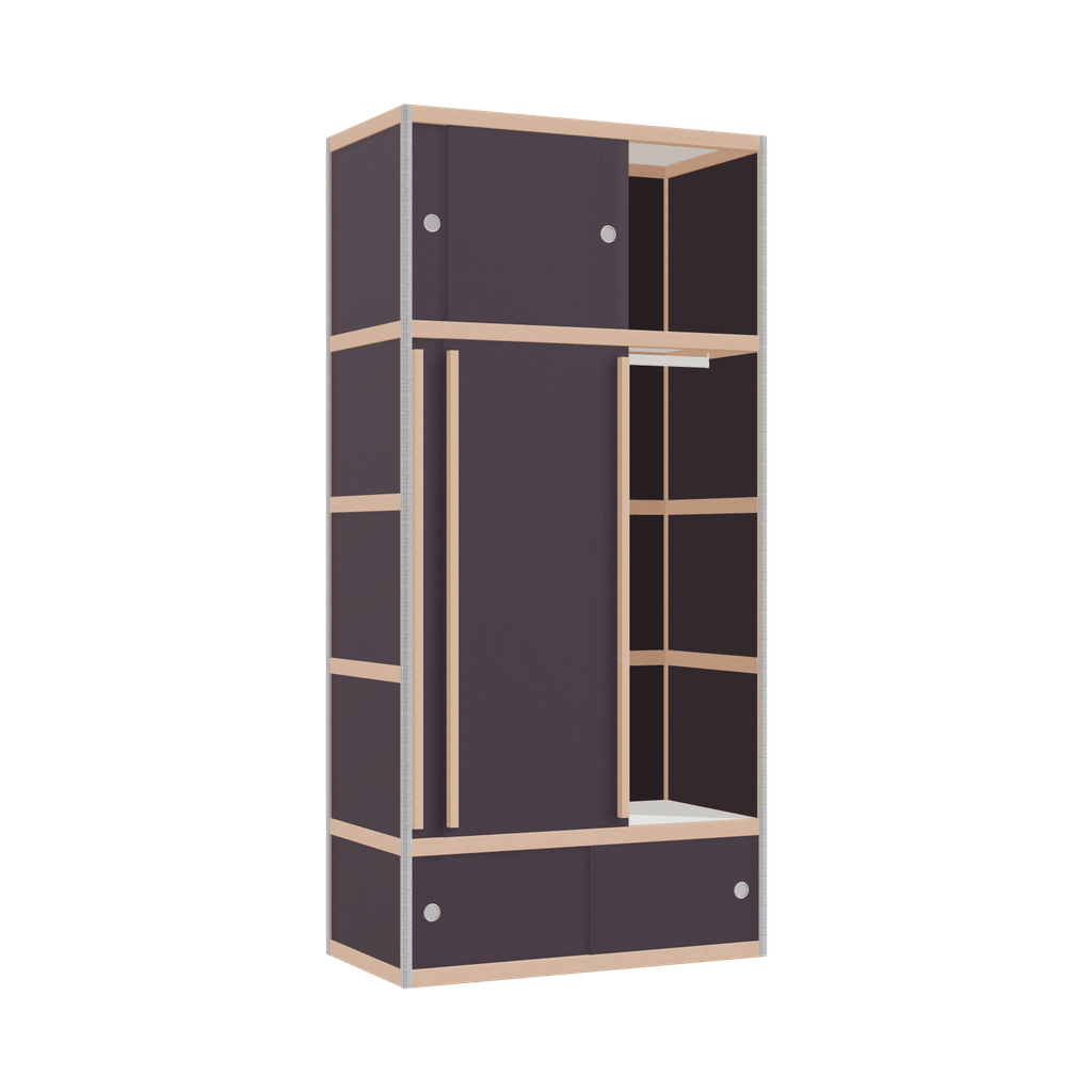 Kleerkast (209x100x52 cm)