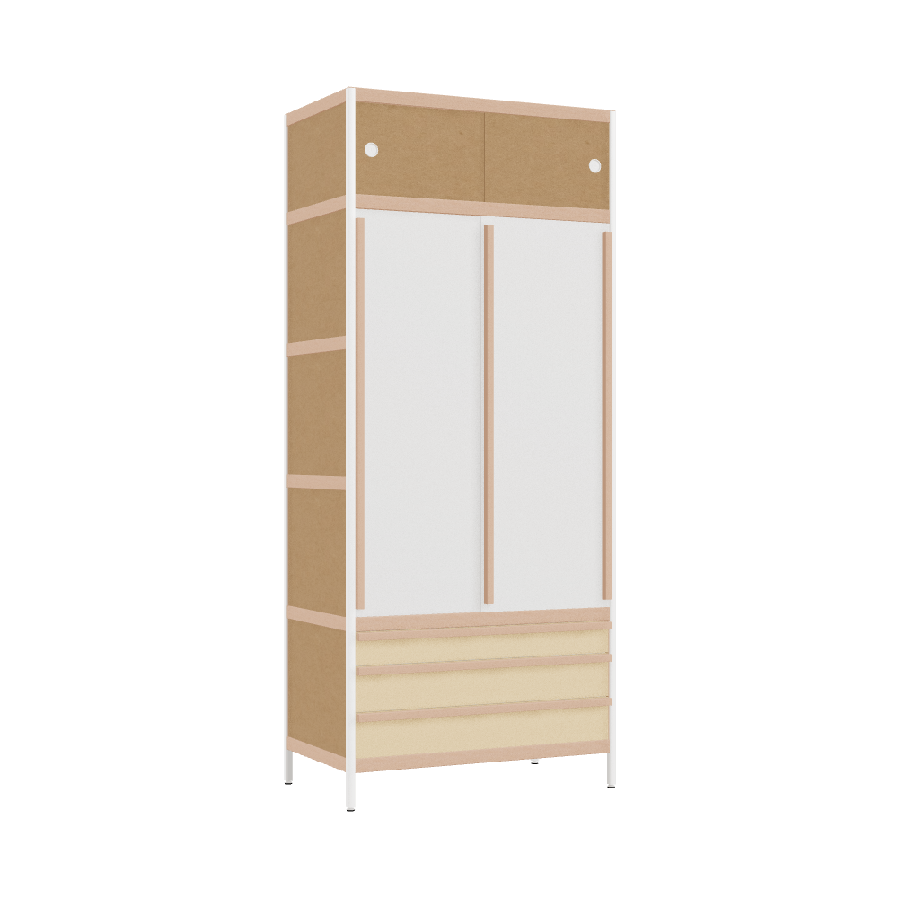 Kleerkast (210x90x52 cm)