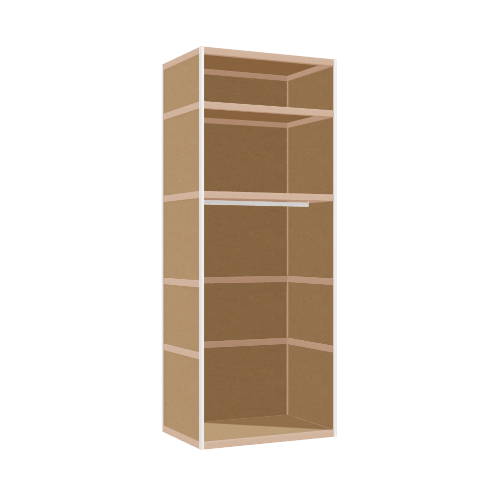 Kleerkast (229x90x62 cm)