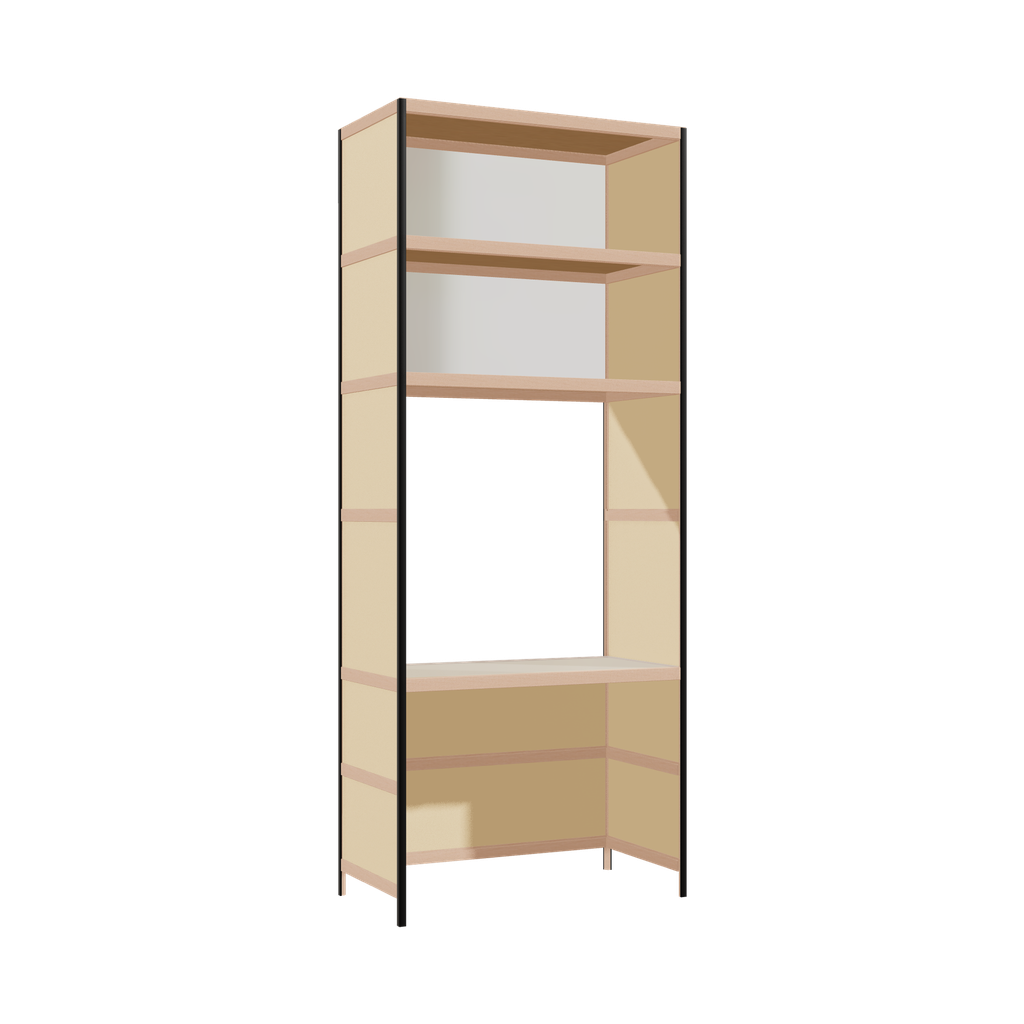 Geïntegreerd bureau (248x100x52 cm)