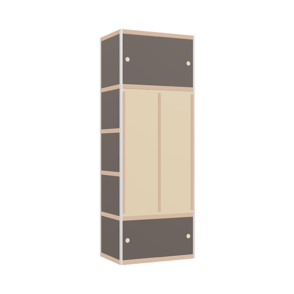 Wardrobe (219x80x52 cm)