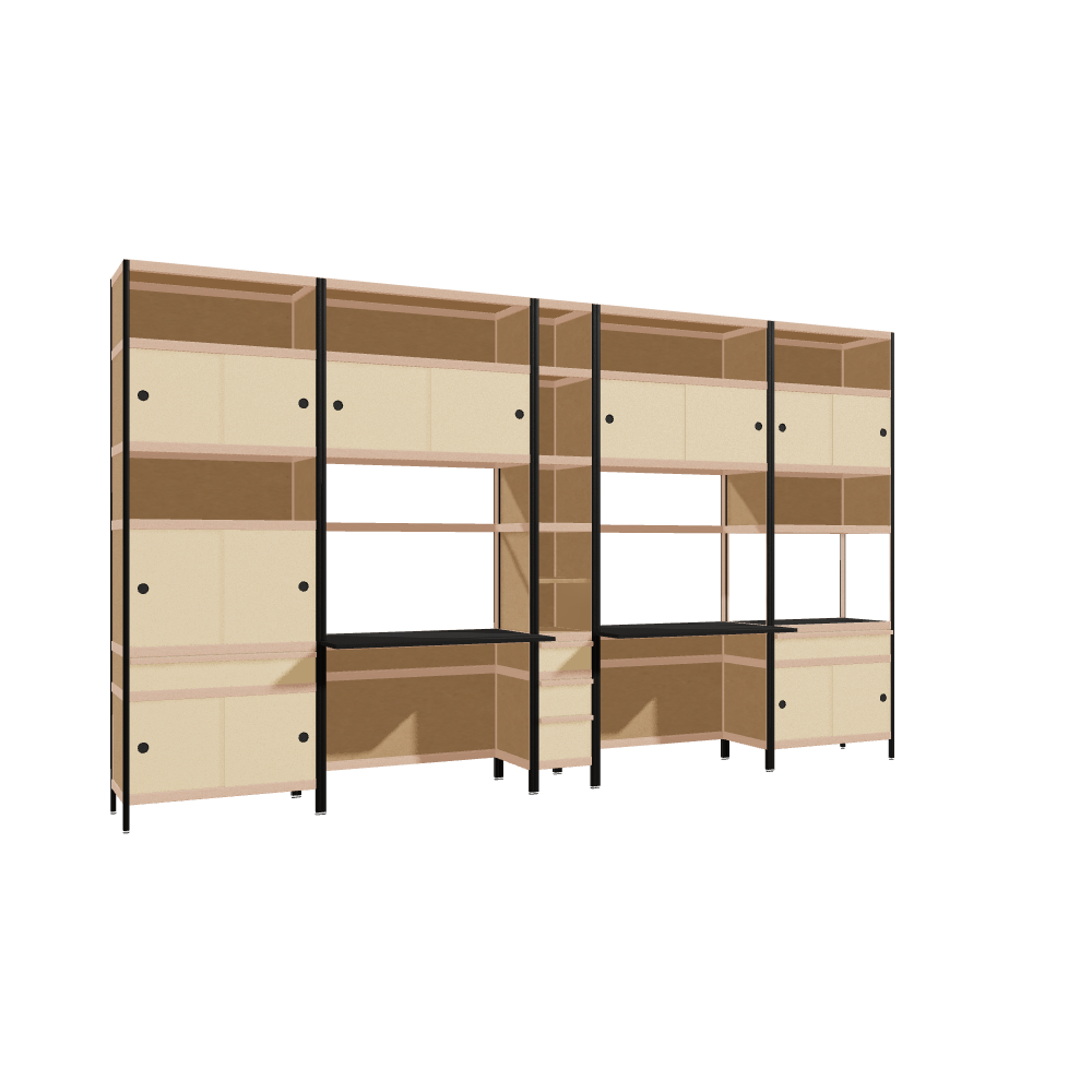 Meubels (227.5x392x63.6 cm)