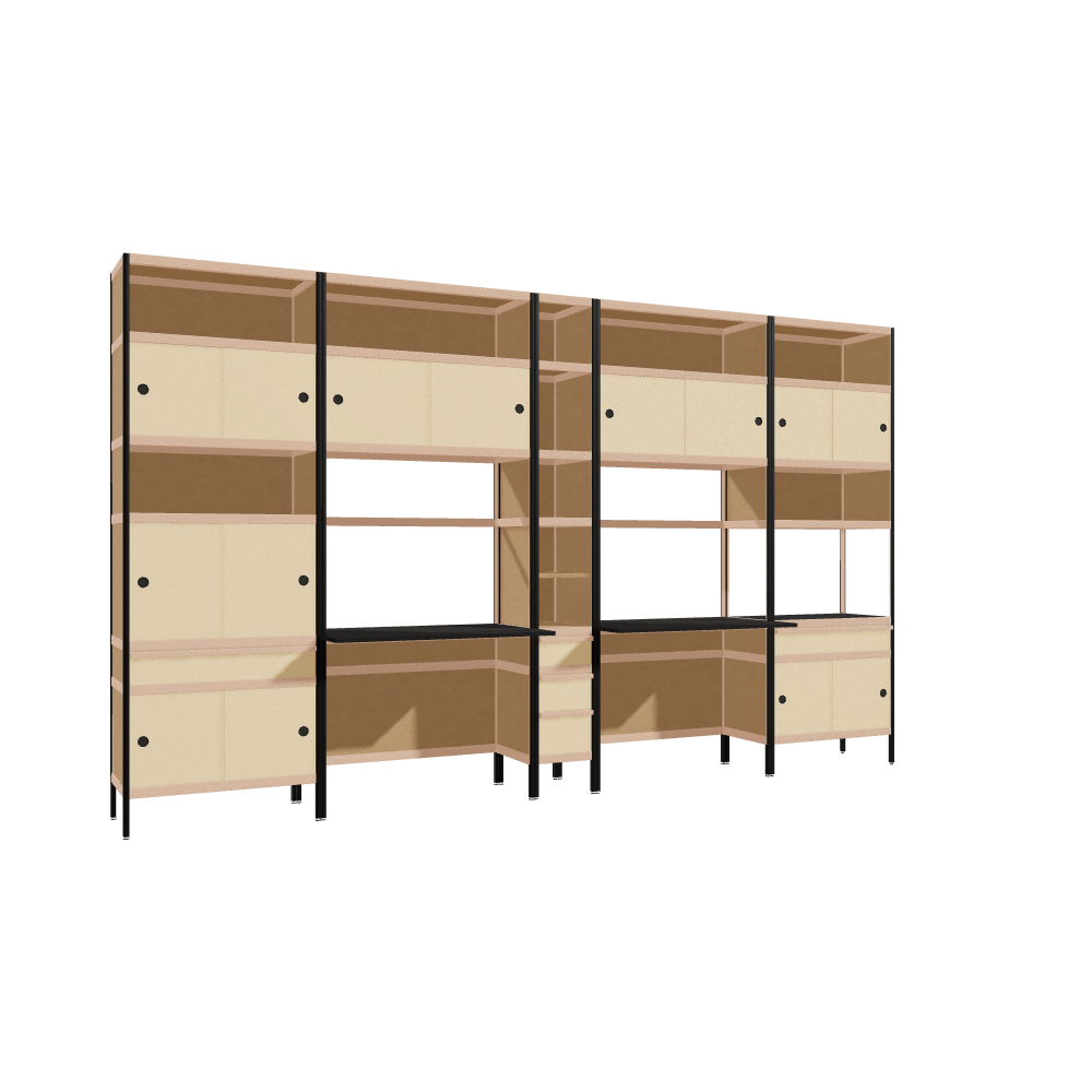 Furniture (232.5x392x63.6 cm)