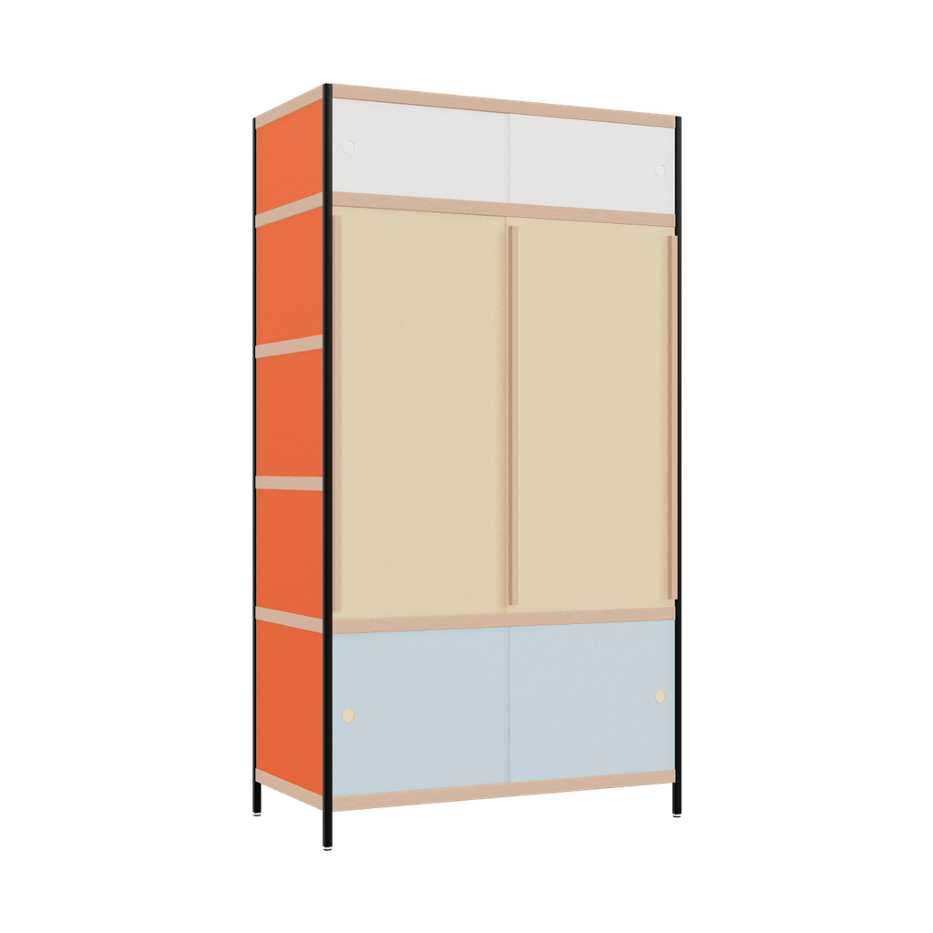 Kleerkast (220x120x62 cm)