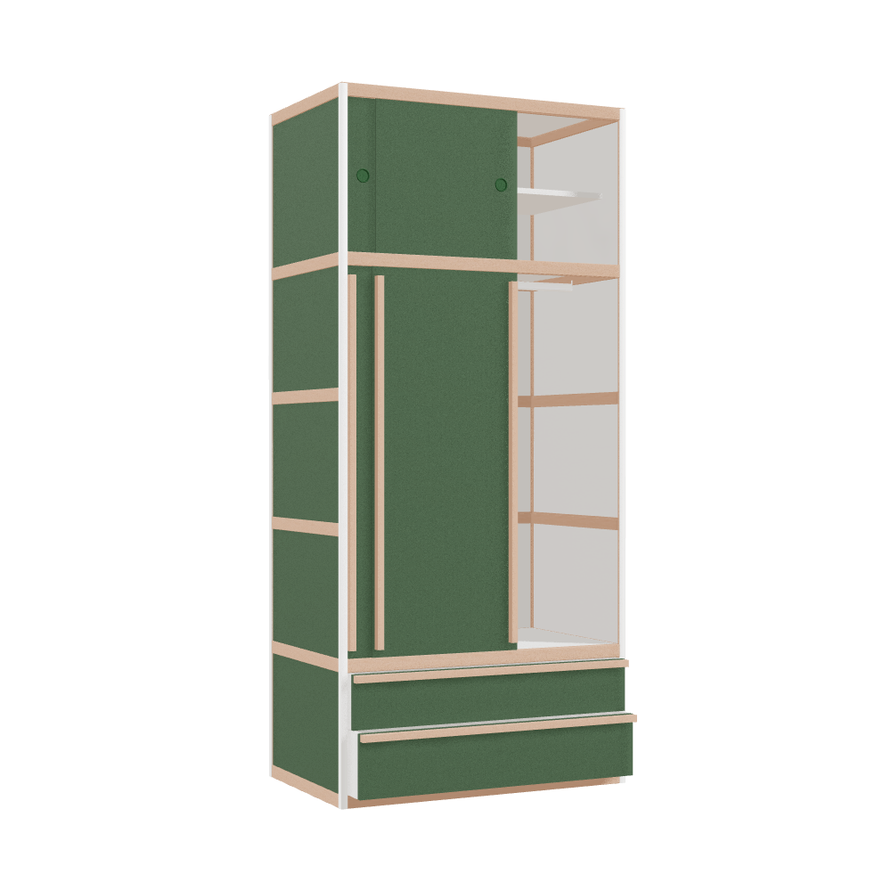 Wardrobe (219x100x62 cm)