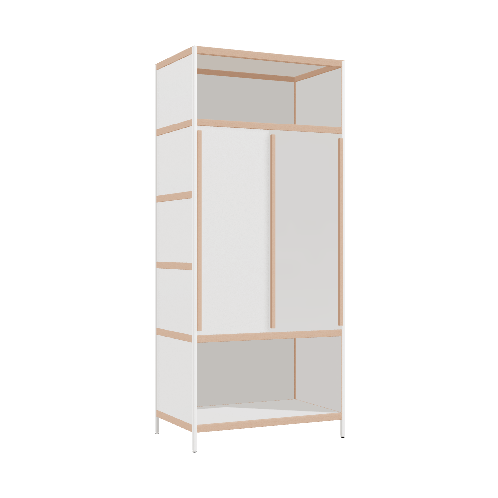 Kleerkast (230x100x62 cm)