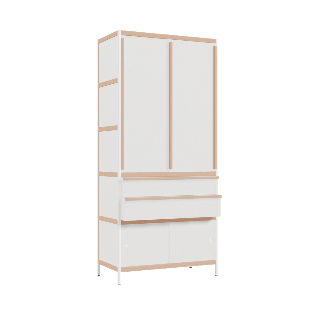 Kleerkast (220x100x52 cm)