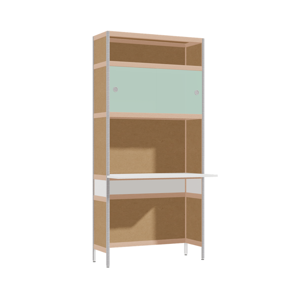 Cantilevered desk (189.5x90x53.6 cm)