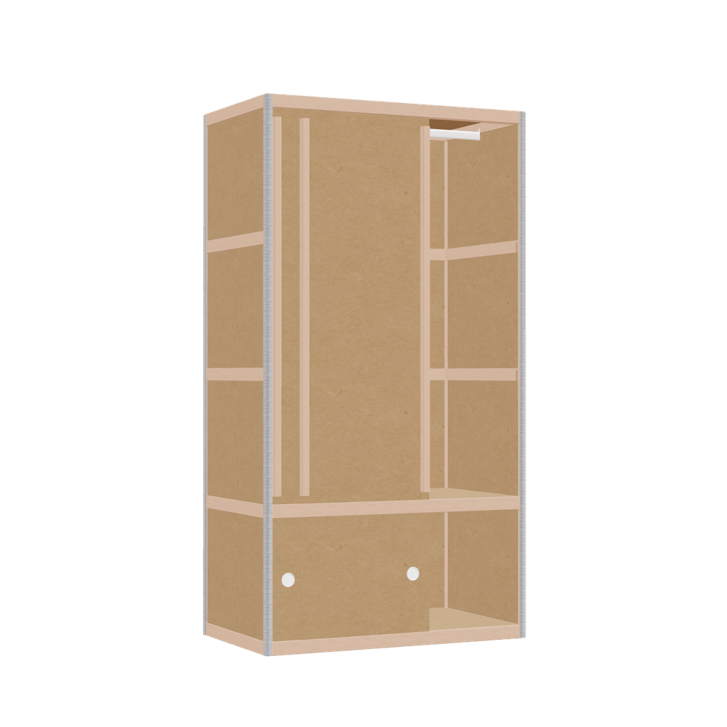 Wardrobe (168x90x52 cm)