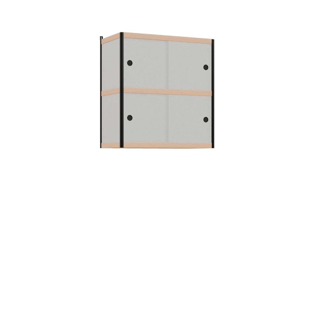 Hanging cabinet (86x80x42 cm)