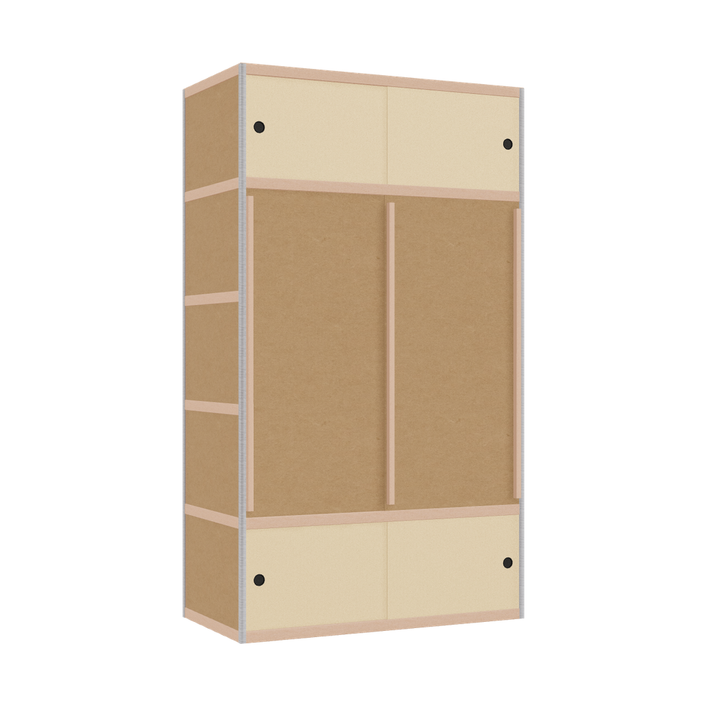 Kleerkast (209x120x62 cm)