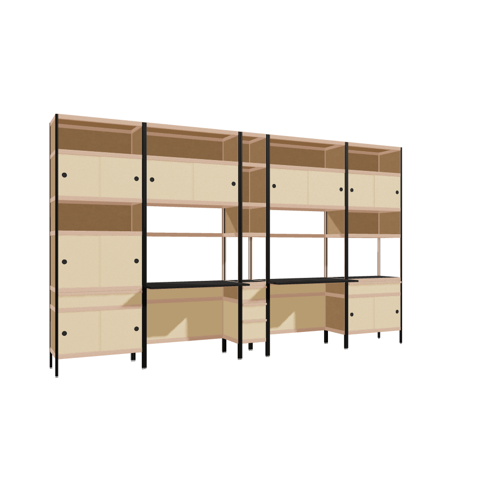 Meubels (232.5x392x63.6 cm)