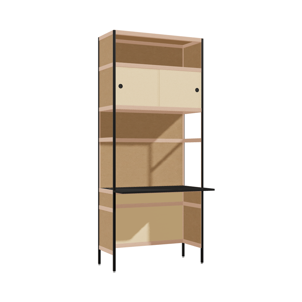 Cantilevered desk (232.5x100x63.6 cm)