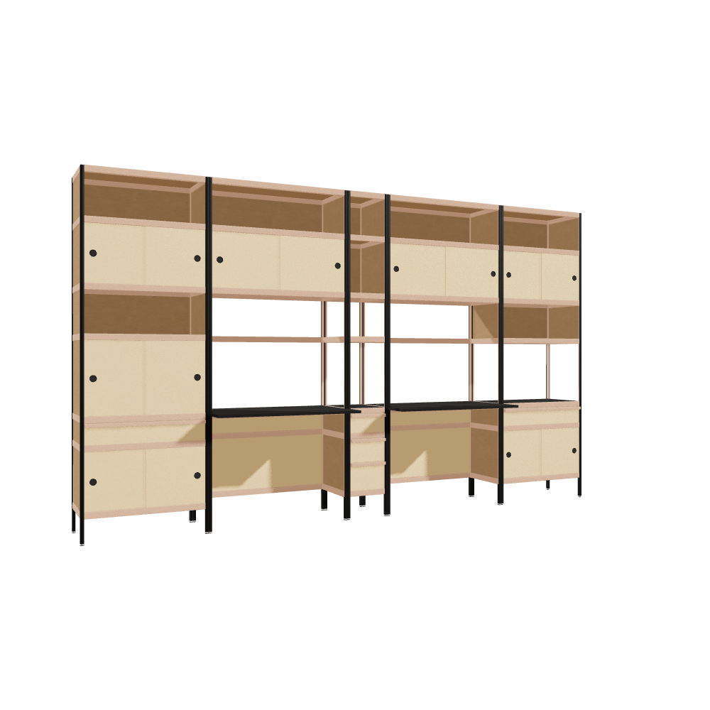 Furniture (232.5x392x63.6 cm)