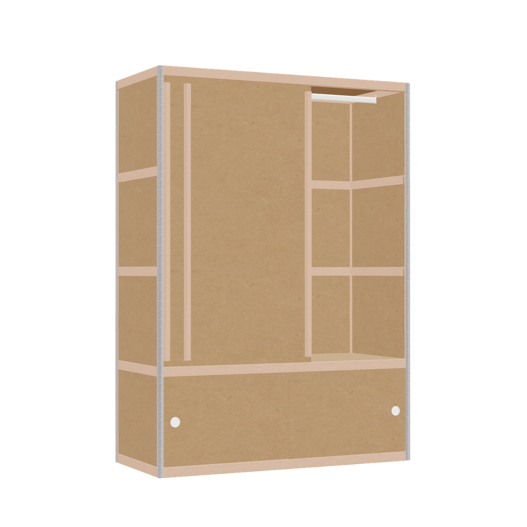 Wardrobe (168x120x52 cm)