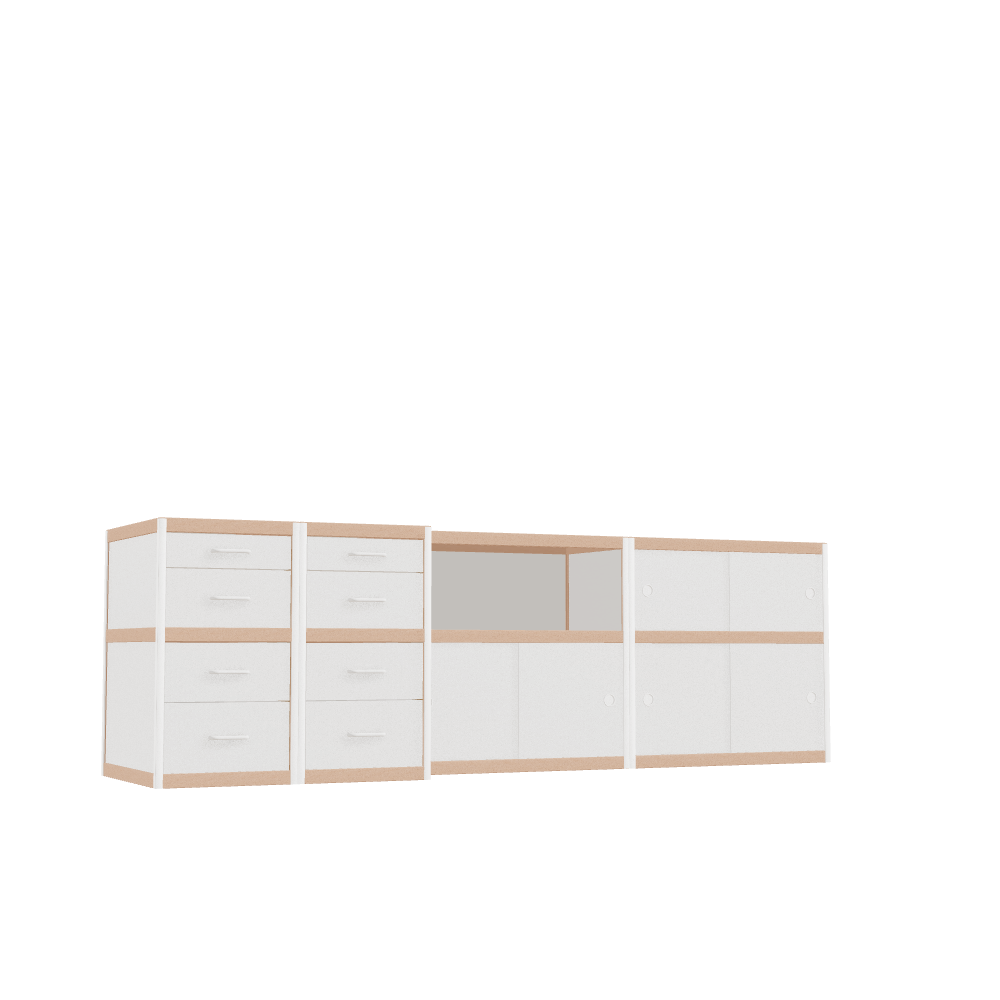 Meubels (76x244x62 cm)