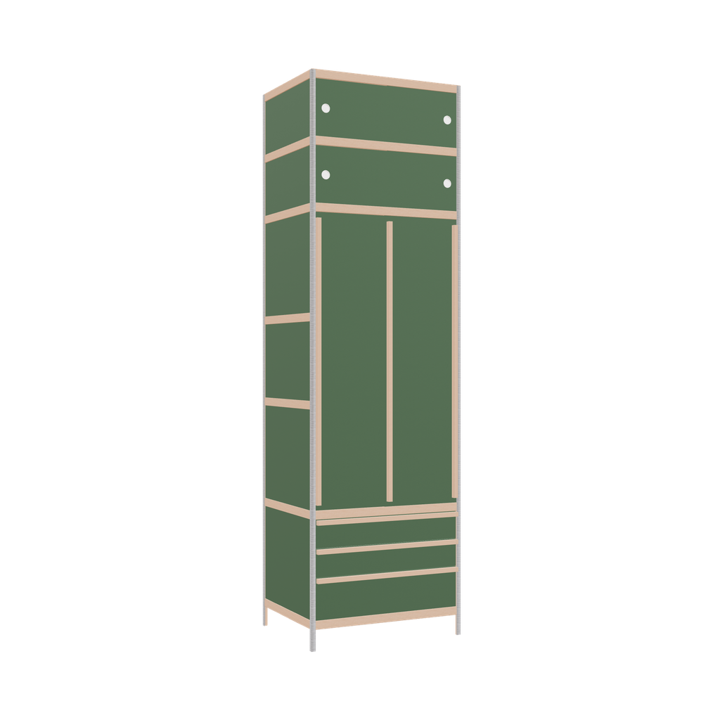 Kleerkast (270x80x62 cm)